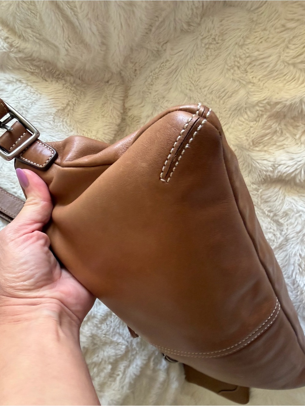 Vintage 2003 Coach Legacy West zipper baguette with wristlet - Picture 6 of 13